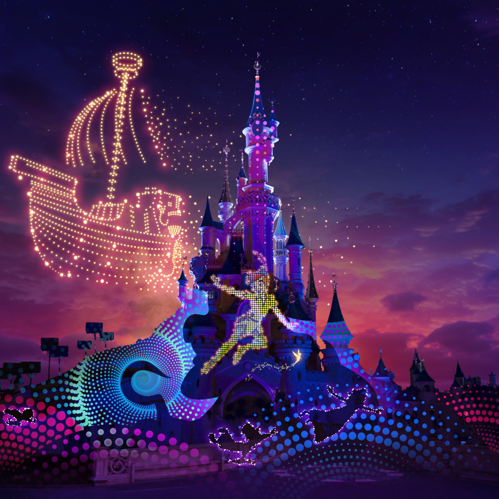 Disney Symphony of Colours kleurt vanaf 8 januari 2024 het Disneyland Park in
