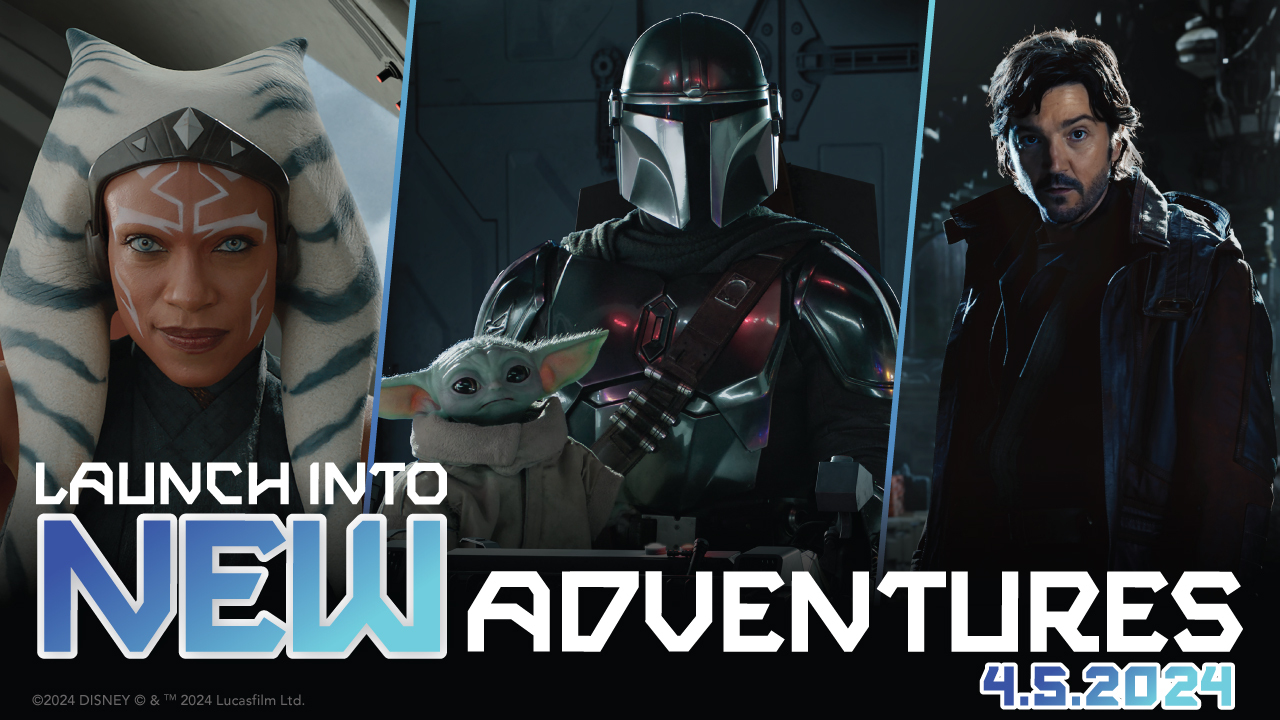 Nieuwe avonturen geïnspireerd op Ahsoka, Andor en The Mandalorian worden vanaf 5 april 2024 toegevoegd aan Star Tours